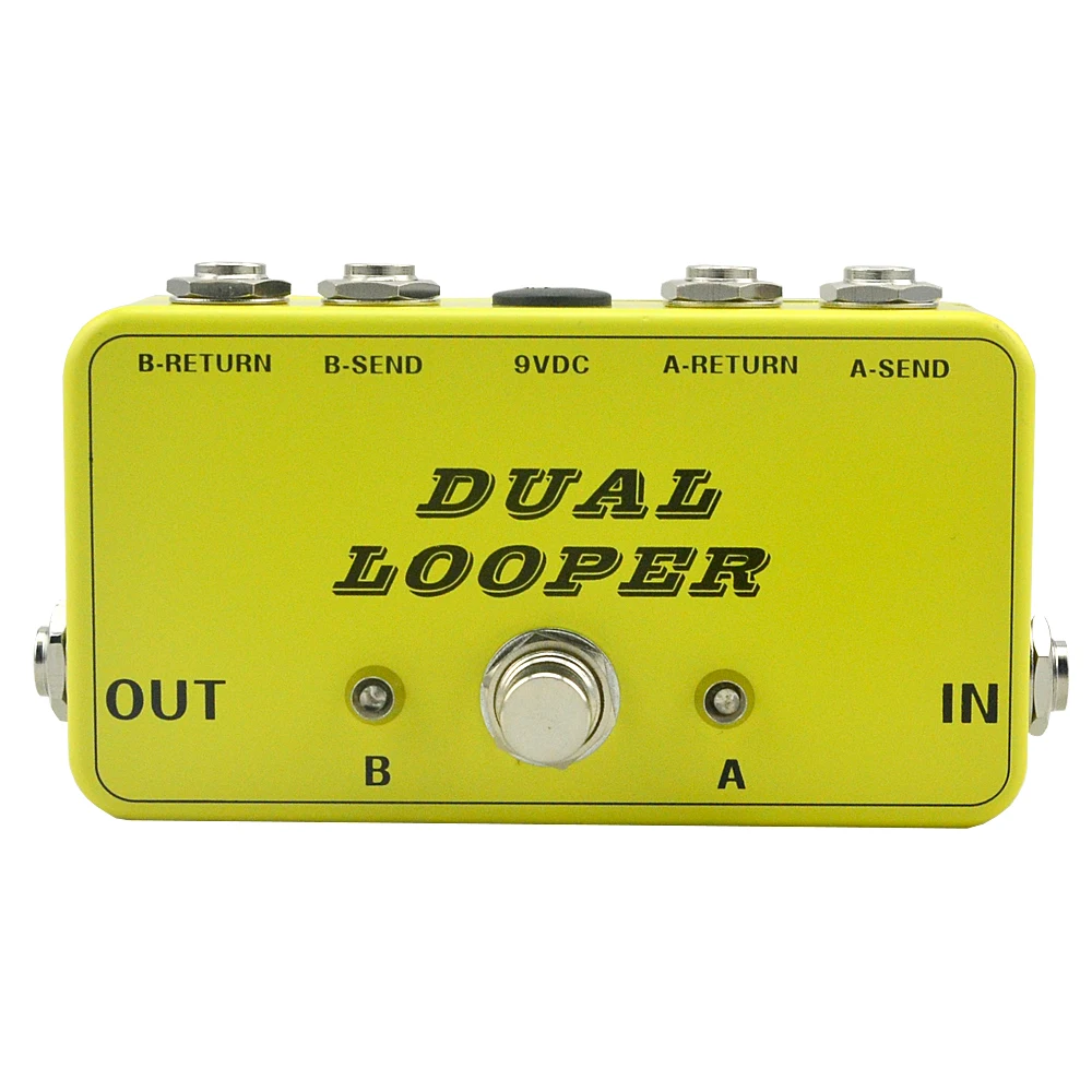 Гитара True-Bypass AB Looper Педальный переключатель коробка 2 канала педаль акустических гитар, аксессуары
