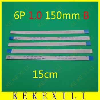 

50X New FFC FPC flat flexible cable 6pin 1.0mm pitch 6 pin Reverse Length 150mm Width 7mm Ribbon Flex Cable Free Shipping