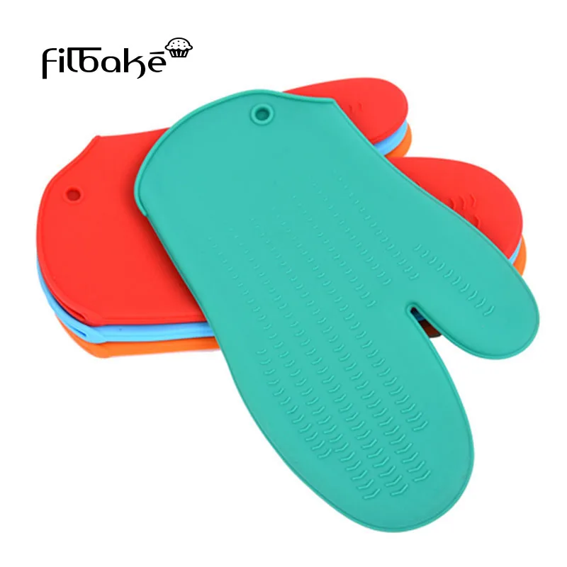 

FILBAKE High Temperature Resistance Heat Insulation Microwave Silicone Glove For Cooking Baking tools Kitchen Accessories