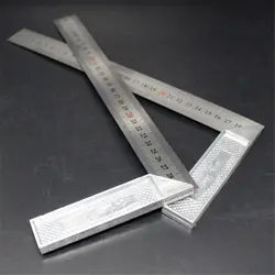 Новые металлические стальные инженеры попробуйте квадратный набор деревянный измерительный инструмент правый угол линейка 90 градусов