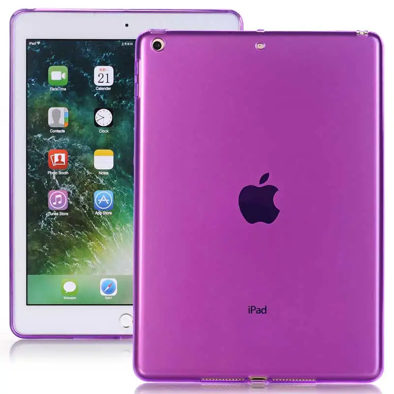 Прозрачный чехол для iPad 9 7 дюйма Мягкий Силиконовый ТПУ противоударный задний