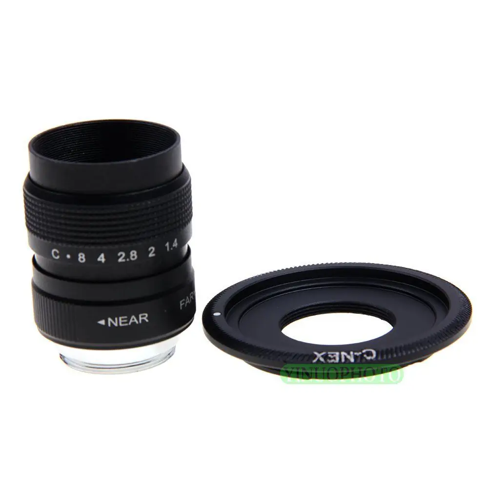 Fujian 25mm F1 4 CCTV TV lens C Mount for Sony NEX3 NEX C3 NEX F3