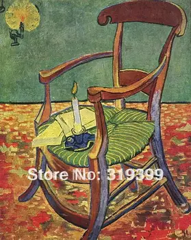 

100% handmade oil Painting reproduction on linen canvas ,Paul Gauguin's Armchair by vincent van gogh,Free DHL ,Museum quality