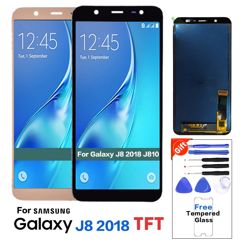 Для Samsung Galaxy J8 2018 J810 SM J810M ЖК дисплей кодирующий преобразователь сенсорного экрана