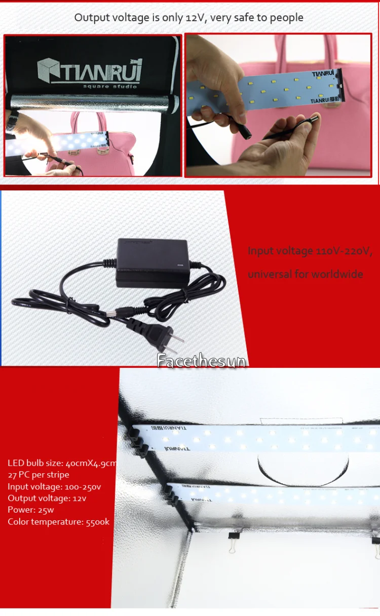 Small photography studio light box -37