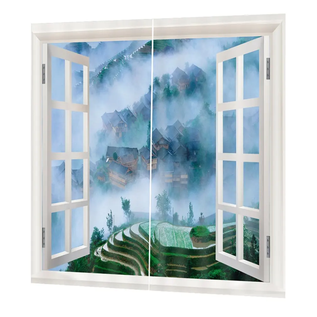

Top Blackout Curtain Panel Window Screening Window Drapes 170*200cm DZQT011114 Elegant Room Decorative Curtains