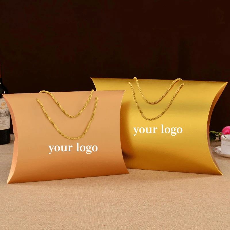 

Logo Custom Hair Bundle Packing Box Gift Packaging Carton Holiday Wedding Dragees Box