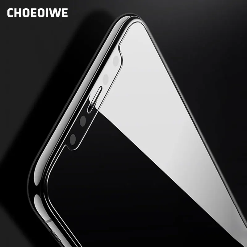 CHOEOIWE для iPhone X 9H 2.5D ультратонкое переднее закаленное стекло 10 защита экрана