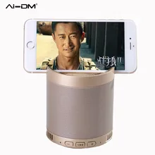 

AIDM Q3 Portable Wireless Speakers For Phone Holder Outdoor Indoor Bluetooth Handsfree Speaker HiFi Boxes TF LED Music Player PC