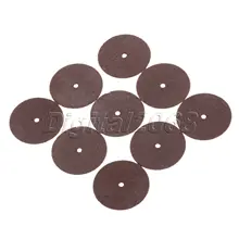Disques de meulage à coupe renforcée, marron 24mm, 36 pièces, outils de coupe pour outil rotatif Dremel