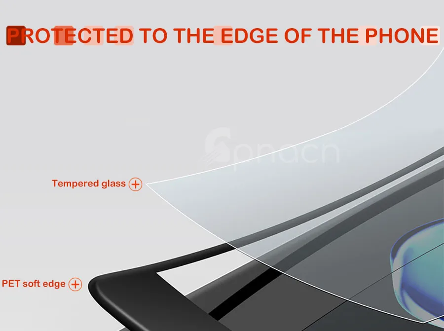 GPNACN 4D изогнутое полное покрытие экрана протектор для iPhone 7 6s 8 6 закаленное стекло на Apple iPhone 6 6s 7 8 Plus стеклянная пленка