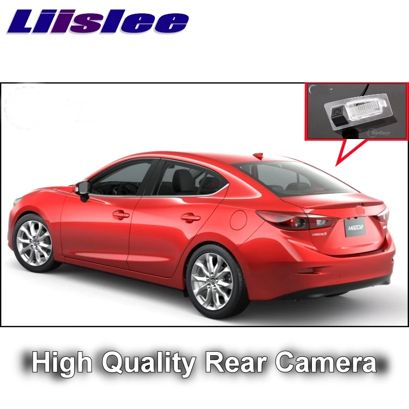 

Car DC 6V 12V Camera For Mazda 3 M3 Axela BM 4D Sedan 2013~2017 LiisLee High Quality Rear View Back Up Camera CCD with RCA