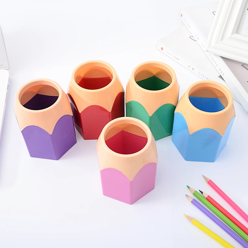 Креативные держатели для ручки милые карамельные цвета пластиковые канцелярские принадлежности для офиса школьные принадлежности аксессуары подарок
