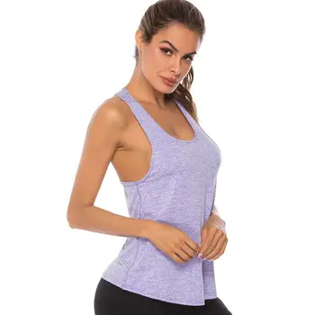 

Quick-Drying Strapless Backless Fitness Running Vest Ladies Loose Fitness Vest