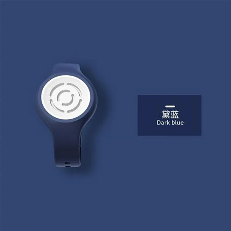 Dark blue Растительное эфирное масло Москитная репеллент Пряжка Открытый ребенок взрослых беременных женщин Комаров Репеллент Браслет с пряжкой - Цвет: Dark blue