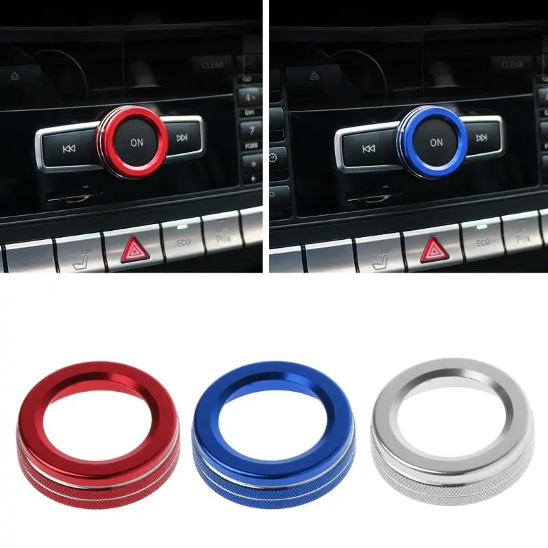 

Car Volume Knob Decorative Ring Cover For Mercedes Benz A B E Class GLA CIA GLE ML GL X164 X166 W251 W168 W176 W245 W246 AMG