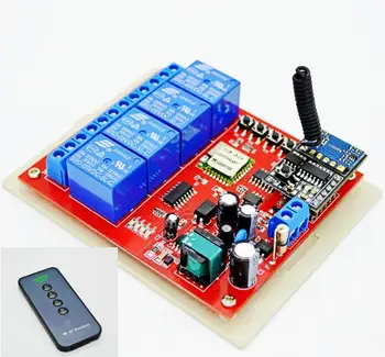 

AC 85-250V Smart WIFI delay remote control Switch 4 way 433Hz wireless Switches Home Automation Electrical appliances switch