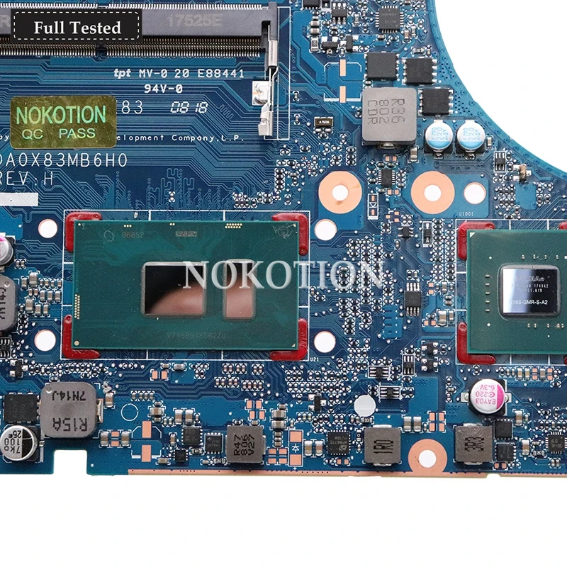 remarkable  907715-601 907715-001 DA0X83MB6H0 For HP 450 G4 Laptop motherboard SR2ZV I7-7500U Geforce 930MX GMA