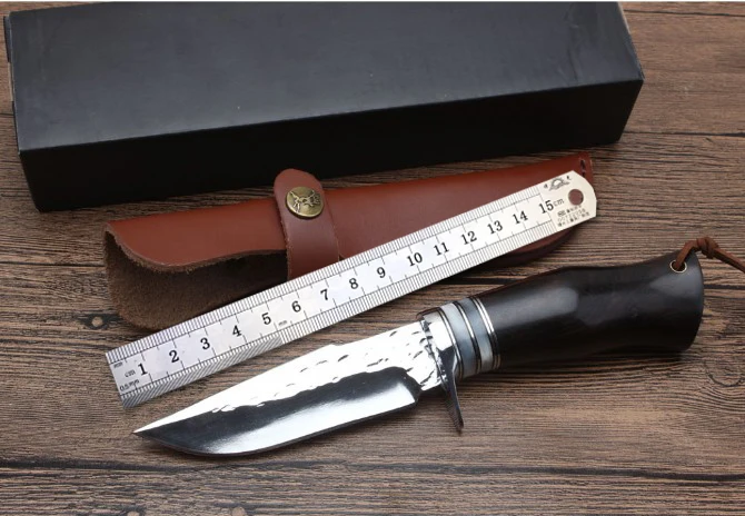 

EDC Jungle Fixed Blade Knife 7CR17MOV Steel Tactical Straight Knife Outdoor Survival Knives Hunting Tools Rescue Knives Self Def
