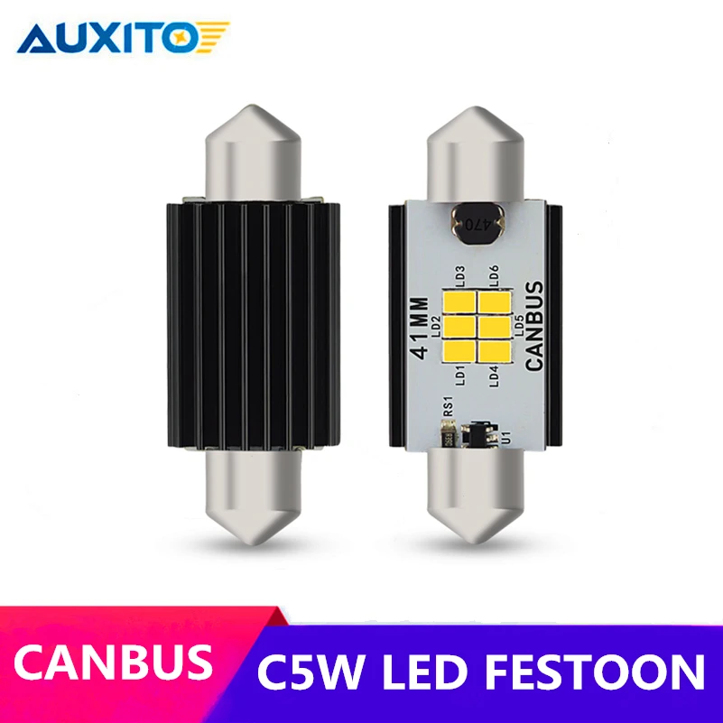 2 шт. C5W светодиодный CANBUS гирлянда 31 мм 36 41 Купол автомобилей светильник 3020 SMD