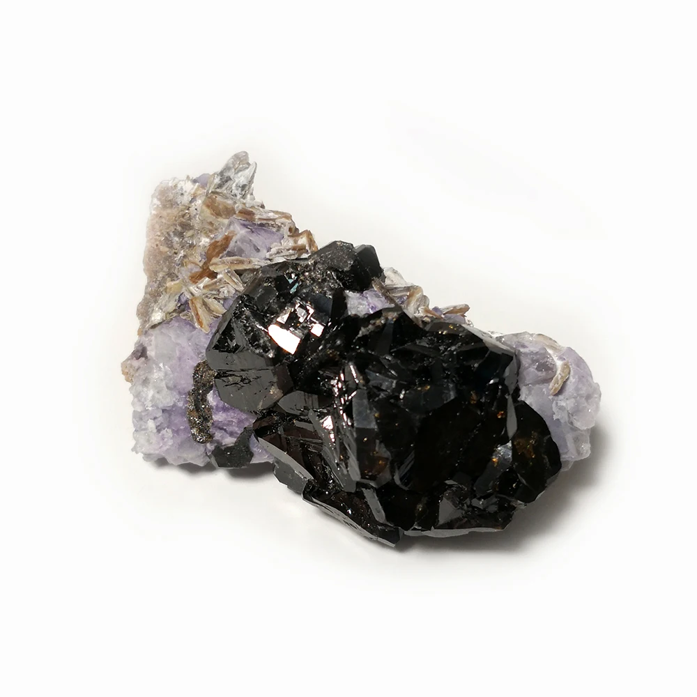 

82g New Arrivals High Quality NATURAL Stones and Minerals Cassiterite Mica Rock crystal Specimens decorative A10-60