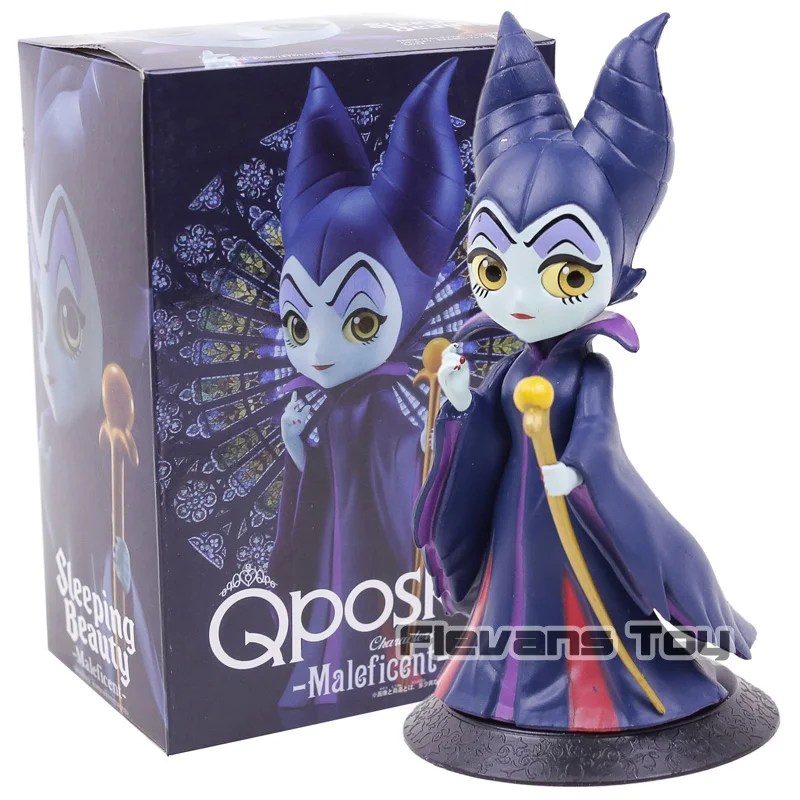 Banpresto Q Posket персонажи Maleficent ПВХ фигурка Коллекционная модель игрушки - Цвет: blue box