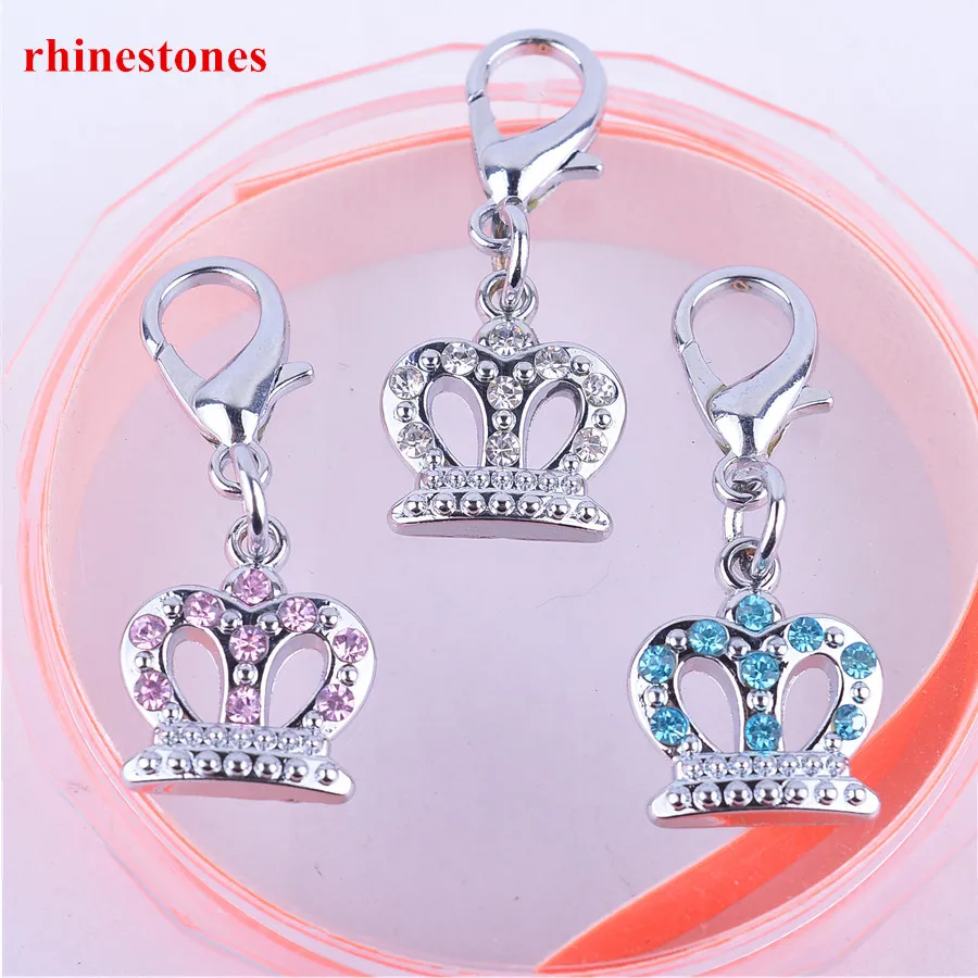 Pet Necklace Dog Accessories Rhinestone Crown Jewelry Universal Collar
