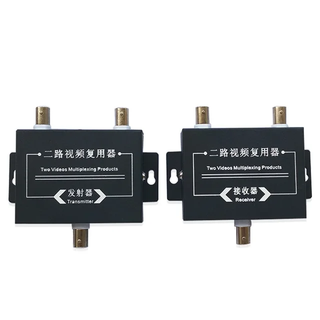 $21.68 2CH video multiplexer AHD ahd camers multiplextor 2 HD path adder compound dual path monitoring two way video multiplexer
