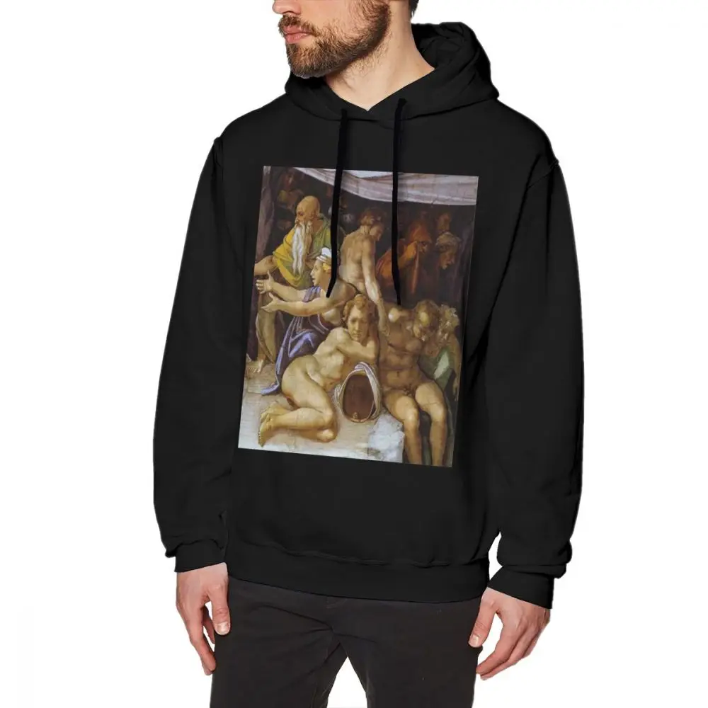Davinci Hoodie Davinci Hoodies Oversize Black Pullover Hoodie Loose Cotton Long Length Autumn Men Popular Hoodies