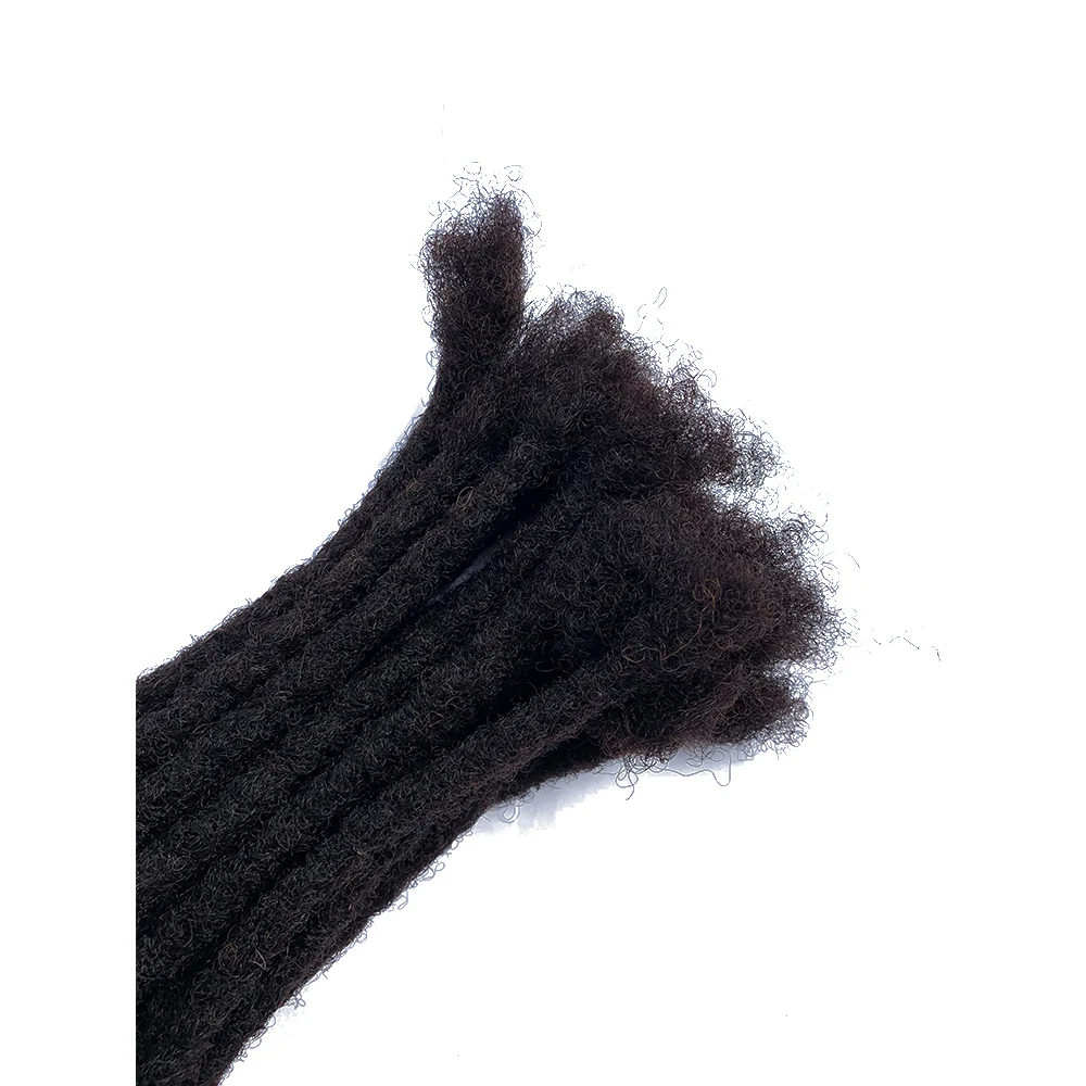 YONNA Remy человеческие волосы дреды для наращивания Locs ручной работы среднего размера 1/" Ширина-Продано 20 локов в пучке