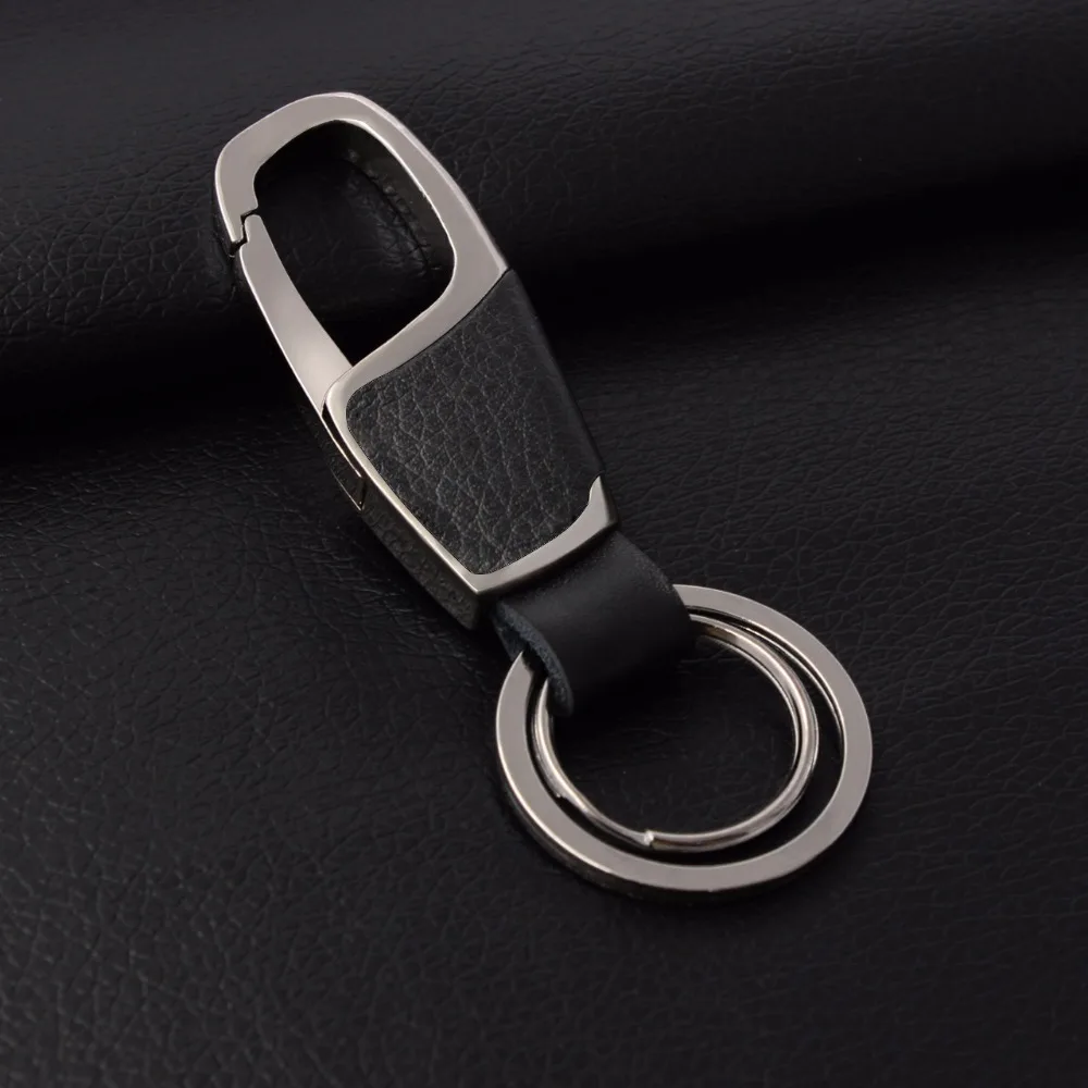 

Fashion Key Chain Double Loops Pants Buckle Key Ring Waist Belt Clip Key Holder Metal Car Keychain For Men Women Keyring Jewelry