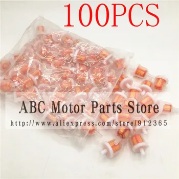 

100pcs Universal Gas Oil Fuel Filter 50cc 70cc 90cc 110cc 150cc Atv Dirt bikes Go Karts, Scooters , Motorcycle