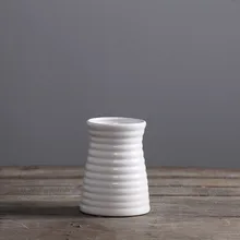 Классическая белая керамическая ваза китайская Искусство и ремесла Декор Контрактная фарфоровая ваза для цветов креативный подарок Домашнее украшение