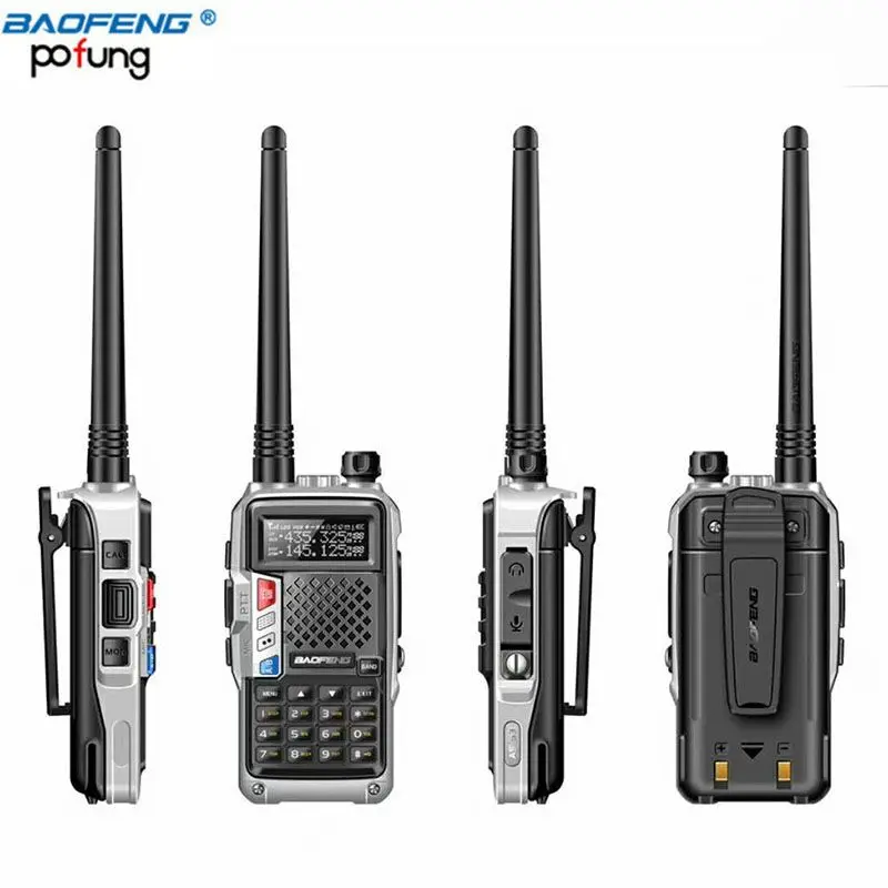 2 шт. BaoFeng BF-UVB3 PLUS Walkie Talkie 8 Вт двухдиапазонный двухсторонний радио портативный Радиоприемник CB несколько моделей зарядки