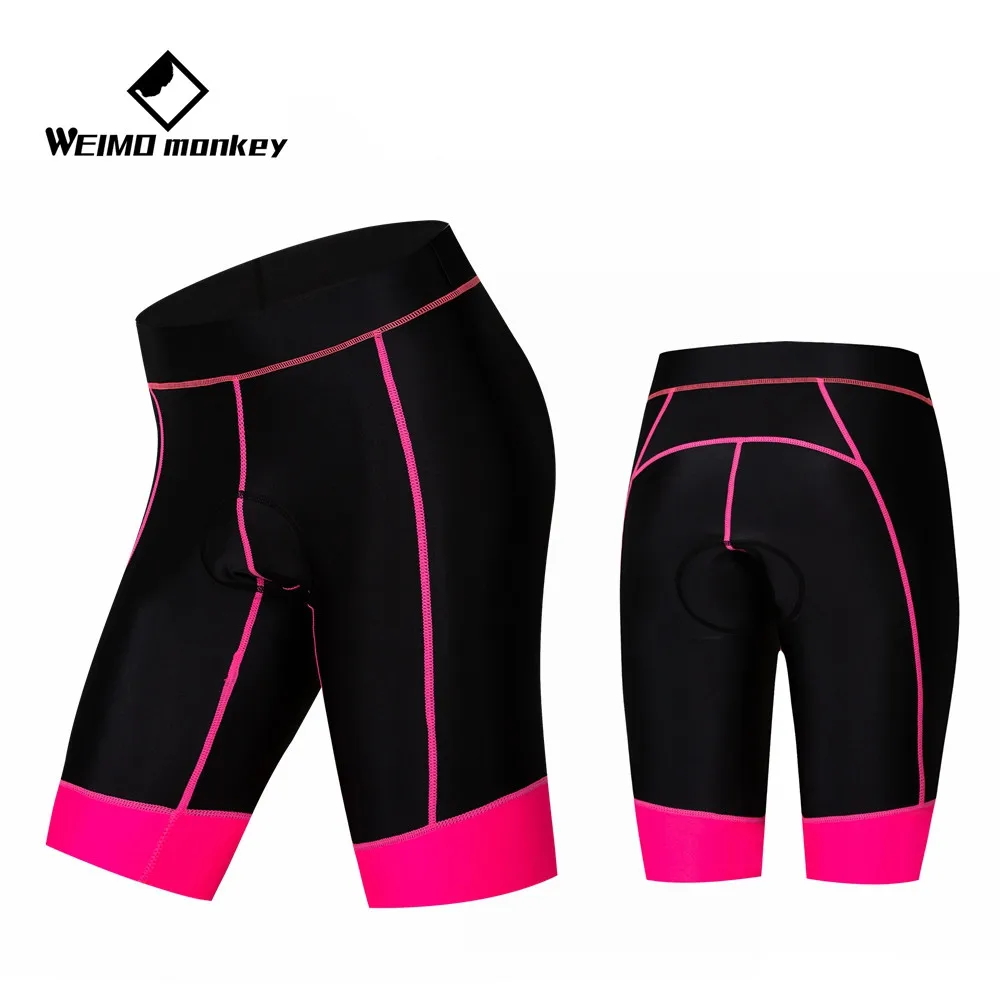 2019 New Outdoor Sports Soft Women Cycling Pants 3D Silicone Padded Bike Shorts