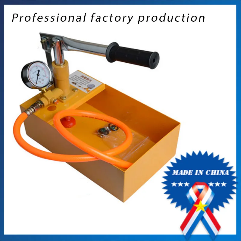 Manual test water pipe PPR pipe test press machine manual pressure testing pump 25kgin Pumps