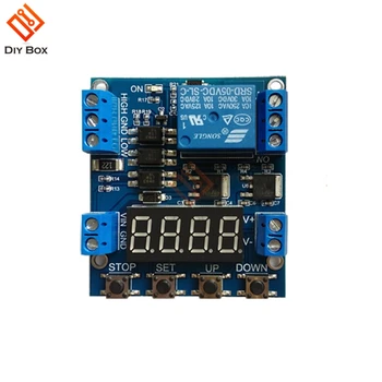 

DC 6-30V 1 Channel High/Low Trigger Time Delay Relay Module with Timing/Counting/Voltage Detection Function Circuit Switch