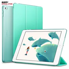 Чехол ESR для iPad Air 2 из синтетической кожи, полупрозрачный матовый чехол на магните+ чехол с функцией автоматического сна/пробуждения для A1566 A1567