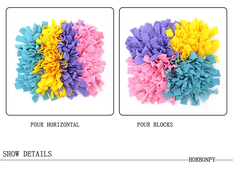 Коврик для собак HORBONPY, коврик для собак, коврик для обучения еде, игровой коврик для собак, коврик для медленной еды