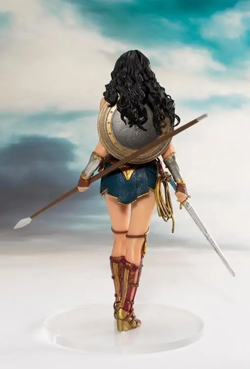 19 см Justice League Wonder Woman экшн-фигурка из фильма ПВХ игрушки коллекция кукла аниме мультфильм модель