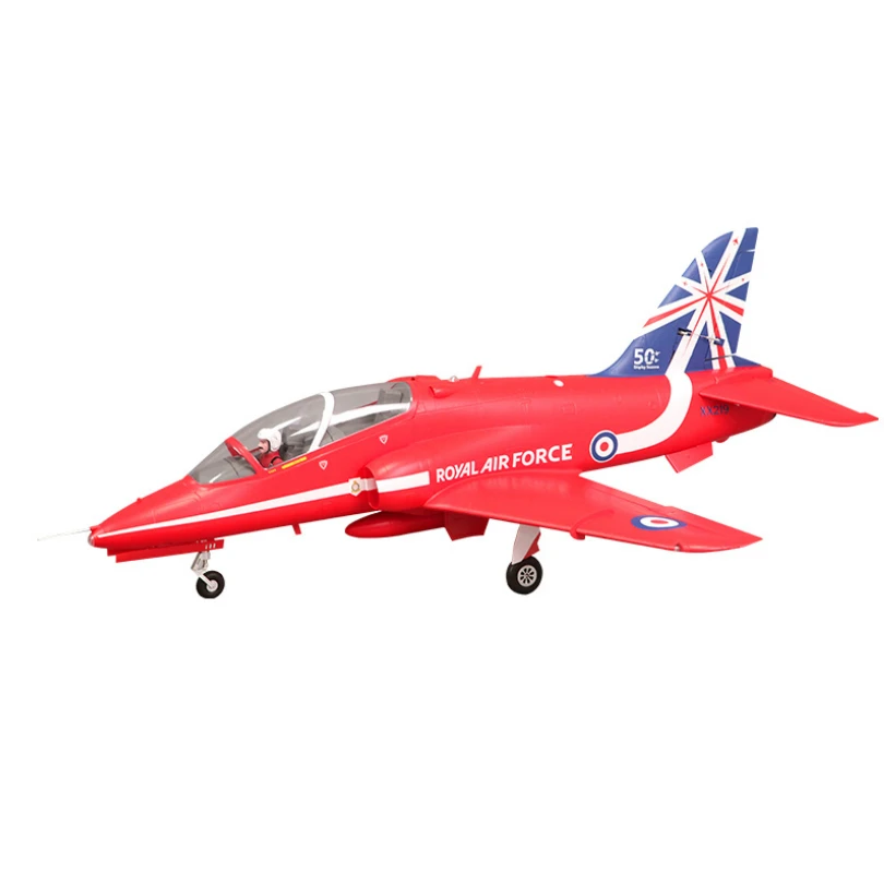 FMS 80 мм Bae Hawk Red Arrow Ducted Fan EDF Jet 6S 6CH с клапанами убирает модель самолета Gyro PNP RC хобби