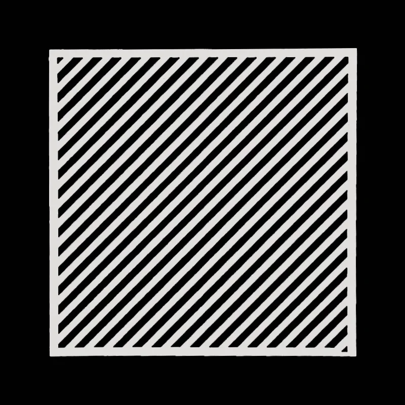 15*15 Stripes Layering Stencils For Diy Scrapbook/photo Album