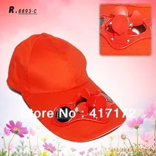 Взрослых Солнечная шляпа Бейсбол крышка Dual Drive высокой мощности 2800 отложным воротником 5 вариантов цвета регулируемый размер дети также применяются