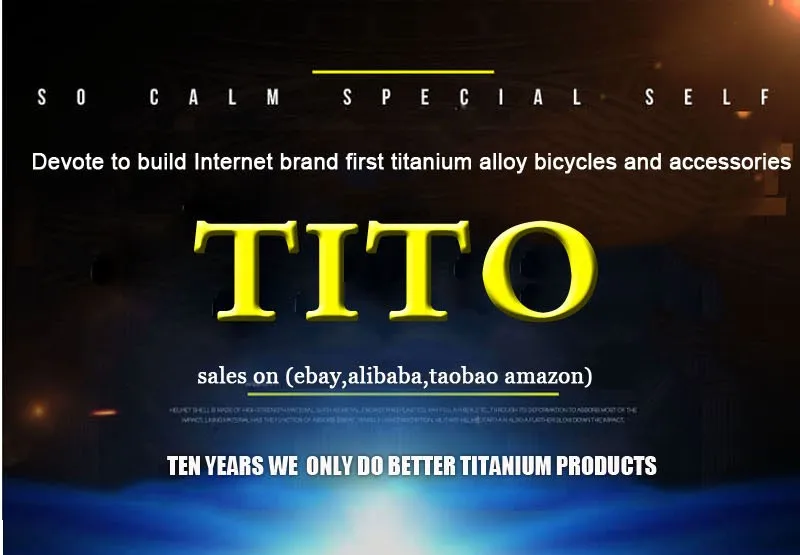 Excellent FREE SHIPPING !!! TiTo  titanium mountain bike  MTB frame 650B 26`` 27.5`` 44 head tube bicycle 0