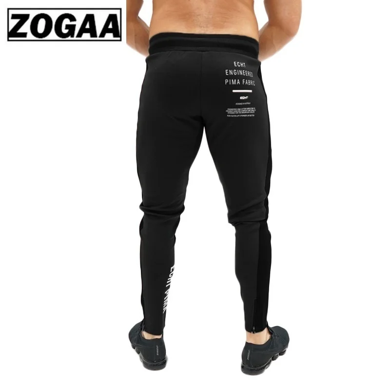 ZOGAA New Mens Fitness Pants Full Length Casual Slim Running Training Trousers Sport Sweatpants Men Joggers