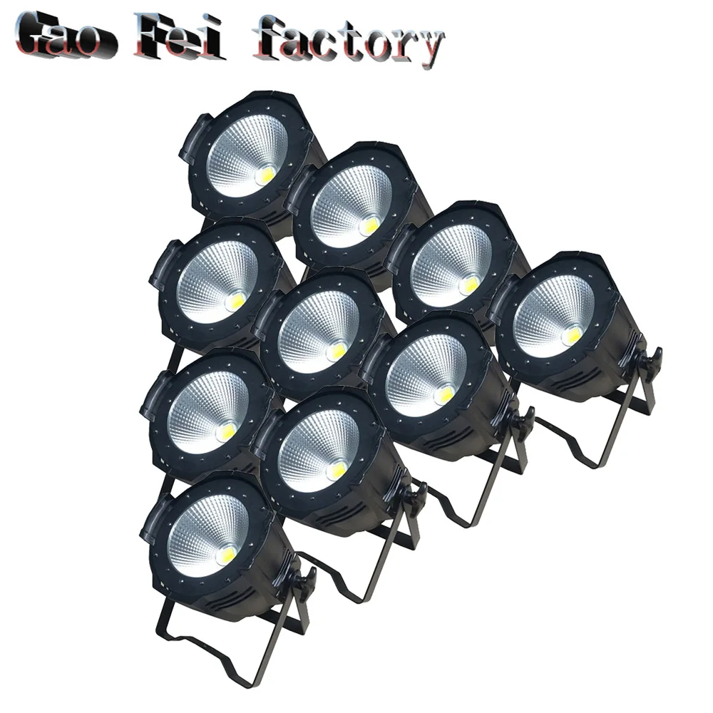 

12pcs/lot LED Par COB 100W With High Power Aluminium Case Stage Lighting with 100W COB ,cool white and warm white