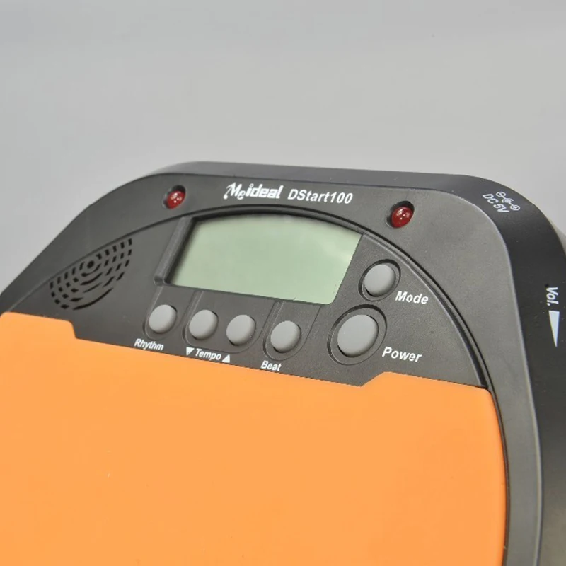 Abld-meideal Новые портативные DS100 барабаны электронный барабан Обучение Pad барабан Репетитор-черный+ оранжевый