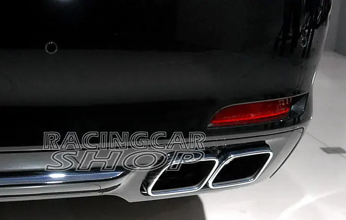 BMW F01 F02 730 740i 740Li 750i 750L Change To 760 High Quality QUAD EXHAUST REAR DIFFUSER 2010UP