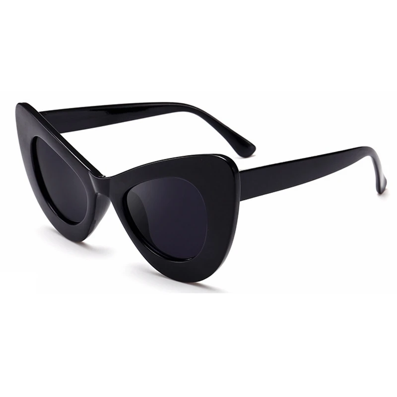 Горячая распродажа популярные сексуальные модные женские цветные глазурные кошачий глаз солнцезащитные очки вдохновленные Ретро Винтажные дешевые солнцезащитные очки женские - Цвет линз: C1