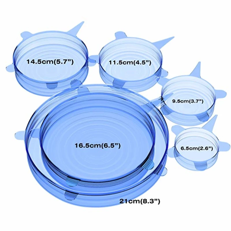 2 шт./лот вакуумные крышки многоразовые силиконовые всасывающие пищевая сумка стретч-пленка обертывание Крышки Чаши горшок герметик кухня Stroage